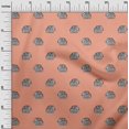thumbnail image 2 of oneOone Viscose Jersey Fabric Elephant Block Printed Craft Fabric BTY 60 Inch Wide, 2 of 5
