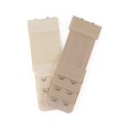 thumbnail image 1 of INSPIRE CHIC Women's Elastic Bra Hook Extensions 3 Rows 2 Pcs Apricot 3and Skin Color, 1 of 6