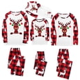 thumbnail image 4 of LSLJS Christmas Family Pajamas Matching Sets, Matching Family Christmas Pajamas Set Christmas Pjs for Family Set Red Plaid Top and Long Pants Sleepwear Sets for Holiday Xmas Sleepwear Set, 4 of 4