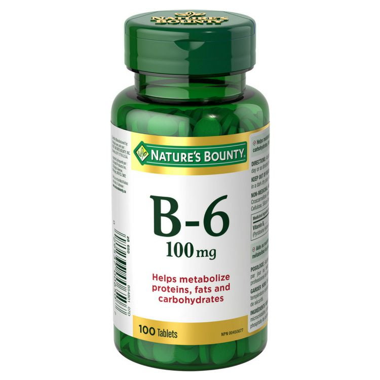 Nature's Bounty Vitamine B-6 100 mg