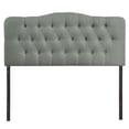 thumbnail image 2 of Annabel Queen Upholstered Fabric Headboard - Gray, 2 of 4