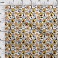 thumbnail image 3 of oneOone Georgette Viscose Yellow Fabric Kids Animal Sewing Craft Projects Fabric Prints By Yard 42 Inch Wide, 3 of 4