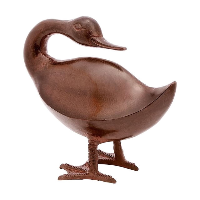 Achla Designs E-10 Bye Statue de Jardin de Canard, Bronze