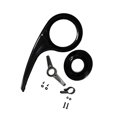 thumbnail image 1 of Portable Bike Chain Guard Cover Cover Protector Crank Durable for Outdoor Riding Accessories Black,Full Set, 1 of 8