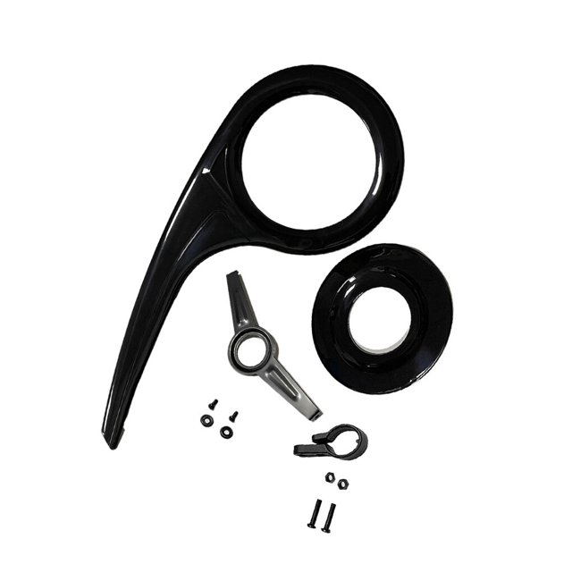Portable Bike Chain Guard Cover Cover Protector Crank Durable for Outdoor Riding Accessories Black,Full Set
