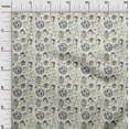 thumbnail image 3 of oneOone Georgette Viscose Beige Fabric English Breakfast Craft Projects Decor Fabric Printed By The Yard 42 Inch Wide, 3 of 5