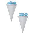 thumbnail image 1 of Oleegame 2PC Washing Machine Float Filter Bag Filter Hair Remover Cleaning Decontamination Laundry Ball Clothes Wash Ball Blue, 1 of 8