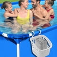 thumbnail image 1 of Yhmxh Bathroom Organizer Bathroom Storage Pool Side Storage Basket Set Pool Cup Above Ground Pool Accessories Pool Toy Basket Pool Storage Bins for Most Frame Pools Pool side Storage Basket, 1 of 4