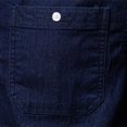 thumbnail image 3 of Long Sleeve Tops,Man Long Sleeve Solid Color Lapel Button Fallow T-Shirt,Long Sleeve Top, 3 of 5
