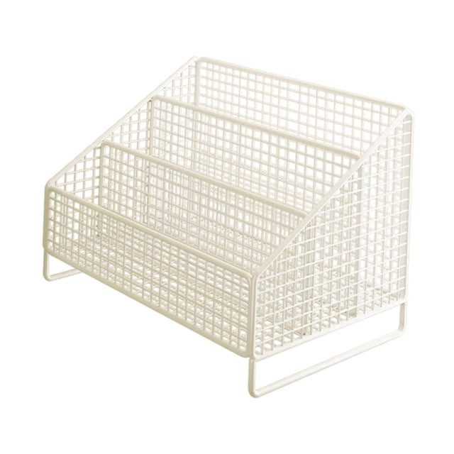 Elodie CD Holder CD Holder Elegant Tabletop Disc Storage Versatile Contemporary Compact White
