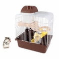 thumbnail image 5 of Hamster Cage, Hamster  High Chassis Design 2 Tier  for Small Pet Blue,Pink,Brown, 5 of 5