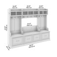 thumbnail image 4 of Bowery Hill Full Traditional Engineered Wood Entryway Set in Black Suede Oak, 4 of 7