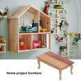 thumbnail image 3 of Accessoires de Décoration de Maison de Poupée, Table à Thé pour Salon pour Maison de Poupée 1/12 Modèle de Mobilier en Bois Simulation, 3 of 9