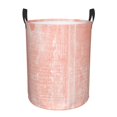 thumbnail image 2 of YFYANG Panier à Linge Imperméable, Panier à Linge à Fond Texturé Rose en Tissu Oxford avec Poignée Pliable, m, 2 of 8