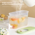 thumbnail image 3 of 3.5L Cold Kettle With Faucet In Refrigerator, Large Capacity Water Iced Juice Lemonade Water Jug Fruit Teapot Bucket Drink Container For Garden Home Party, 3 of 9