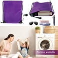 thumbnail image 4 of 6PCS Drawstring Bags Drawstring Gym Bag Draw String Bags Drawstring Backpack for Sports, Gym, Travel, Swimming, Beach, 4 of 6