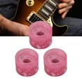 thumbnail image 4 of Bouton de Volume de Guitare, Décor d'Instrument Large Application 3Pcs Bouton de Guitare Électrique avec Clé pour le Réglage Rose, 4 of 8