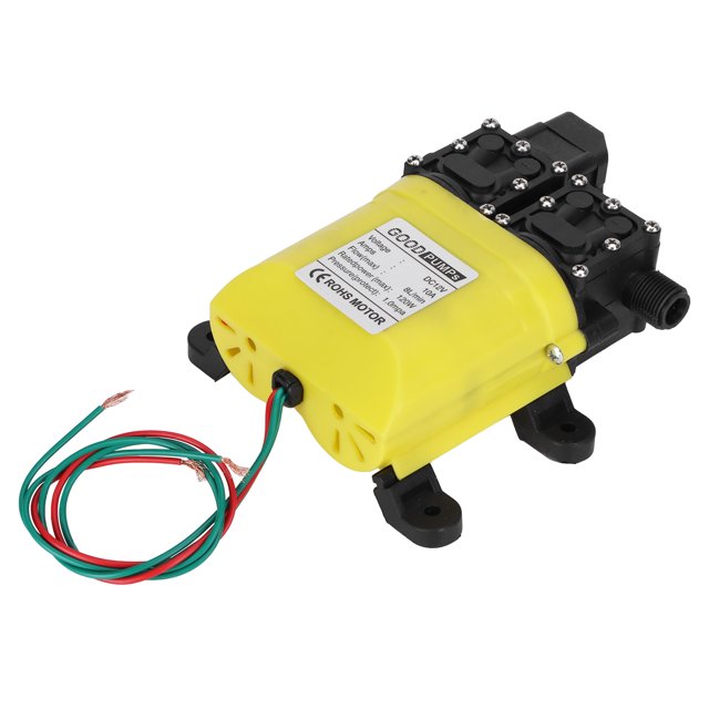 Haofy Connecteur de Pompe Haute Pression 12V 120W 8L à Diaphragme Pompe à Injection Automatique d'Eau