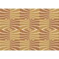 thumbnail image 1 of Ahgly Company Machine Washable Indoor Rectangle Transitional Yellow Orange Area Rugs, 8' x 12', 1 of 7