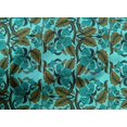 thumbnail image 4 of oneOone Cotton Poplin Fabric Leaves & Floral Block Print Fabric BTY 56 Inch Wide, 4 of 4