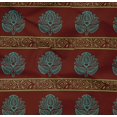 thumbnail image 4 of oneOone Organic Cotton Poplin Twill Fabric Leaves & Lotus Block Decor Fabric Printed BTY 42 Inch Wide, 4 of 4
