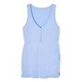 thumbnail image 2 of Paisley Sky Maternity Snap Henley Tank, 2 of 4