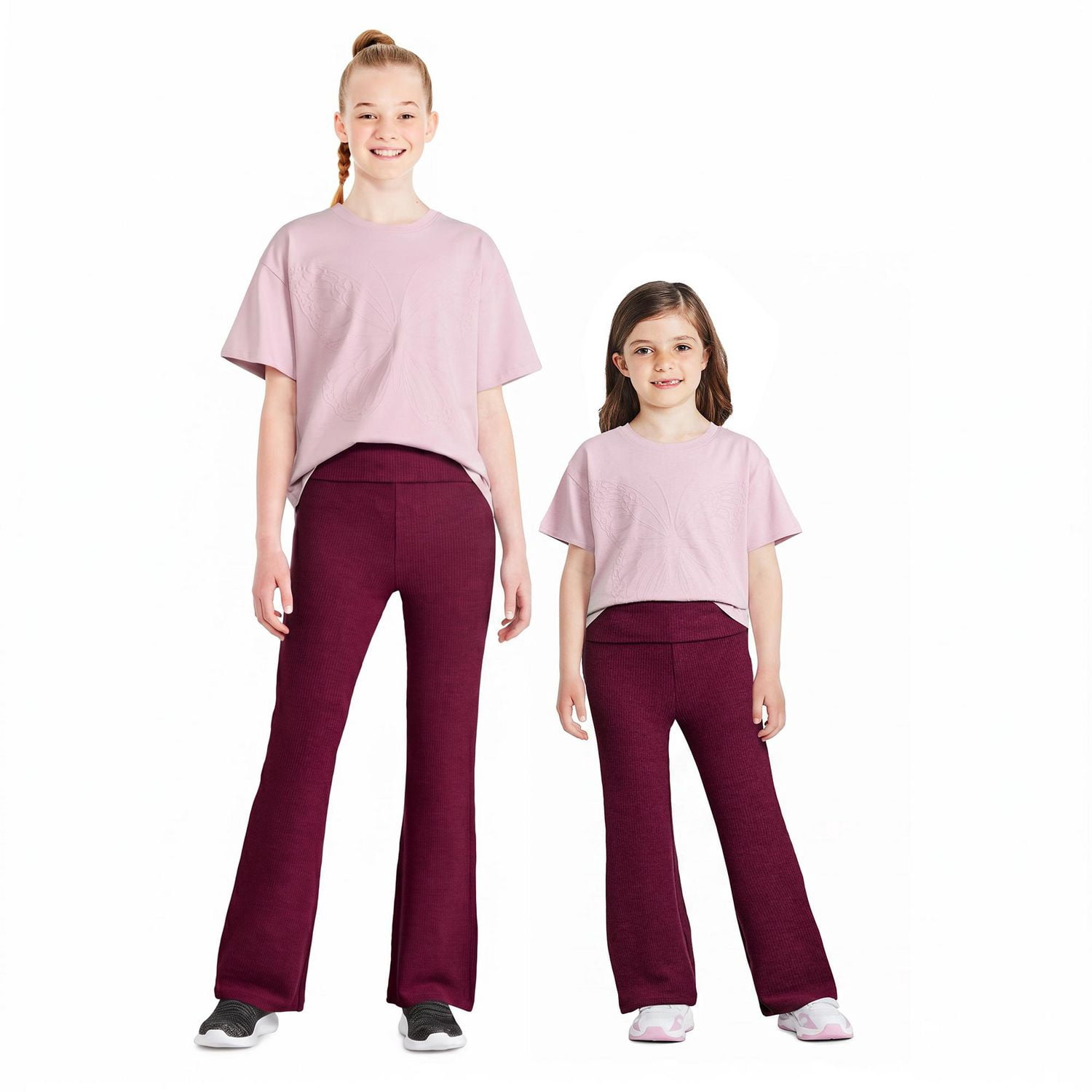 Pantalon évasé à ceinture repliable George pour filles
