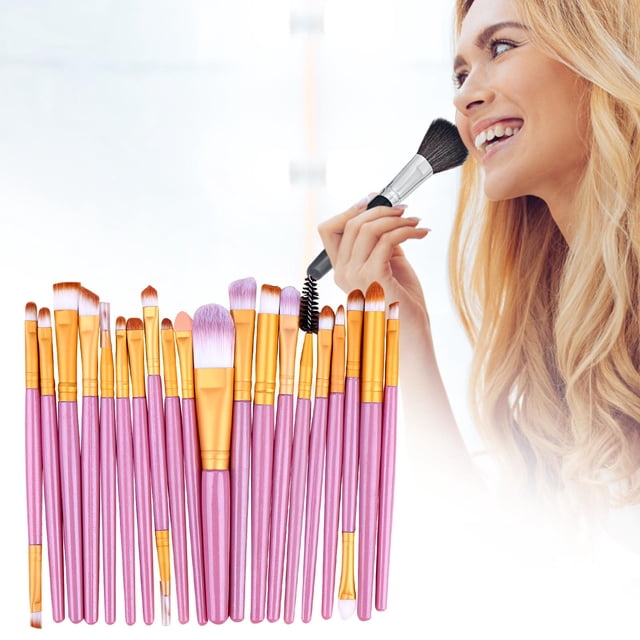 FcBaudy Makeup Brushes, Makeup Kit 20 Eye Brushes Makeup Brushes Beauty Tools Makeup Brushes fold hode
