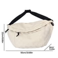 thumbnail image 3 of Womens Summer Fashionable Plaid Pattern Zipper Belt Bag, 3 of 4