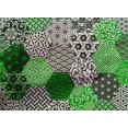 thumbnail image 5 of oneOone Cotton Poplin Light Green Fabric Geometric Sewing Craft Projects Fabric Prints By Yard 42 Inch Wide, 5 of 5