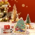 thumbnail image 4 of Gift Cards Christmas Christmas Tree Print Greeting Card for Florists, Bakeries, Gift Giving, Small Card, Information Card Small Christmas Tree, 4 of 6