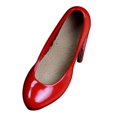 thumbnail image 1 of KLKCMS 1/6 Scale Figure Pointed Toe Pumps Shoes Cosplay Retro Miniature Soldier Costume red B, 1 of 9