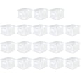 thumbnail image 1 of Sterilite Bac de Rangement Empilable en Plastique, Blanc, Lot de 18, 1 of 8