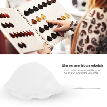 Hair Coloring Highlighting Cap, Professional Silicone Hair Dye Hat, Reusable Hair Coloring Frosting Tipping Cap for Color Hair Salon Hairdressing Dyeing Staining Tool for Women Men