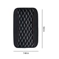 thumbnail image 3 of Leather Car Armrest Box Mat Universal, Soft Microfiber Center Console Cover with Non-Slip Sponge Backing, Protects Against Spills Scratches and Pet Claws for SUV Truck and Sedan Interiors, 3 of 8