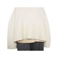 thumbnail image 4 of Femmes ‘ S Col Rond Pulls Casual Manches Longues Imprimé Rayé Bloc de Couleur/solide Côté Divisé Ample Coupe Tricotée Tops, 4 of 7