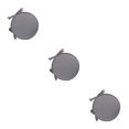 thumbnail image 1 of relayinert 1/2/3/5 Confort et Durabilité des Chaises Coussin Rond Doux et Confortable Gris Clair 3 Pcs, 1 of 6