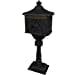 thumbnail image 2 of Mail Box Heavy Duty Mailbox Postal Box Security Cast Aluminum Vertical Pedestal, 2 of 5