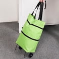 thumbnail image 4 of Air Vacuum Bag Accelerateh 2 In 1 Foldable Shopping Cart Trolley With Wheels Portable Green Storage Solution For Travel And Home, 4 of 5