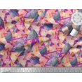 thumbnail image 2 of Soimoi Poly Georgette Fabric Triangle & Texture Fabric Prints By Yard 42 Inch Wide, 2 of 3