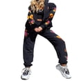 thumbnail image 2 of Ensemble Survêtement pour Femmes, Chandails à Capuchon à Fermeture Éclair + Pantalons de Jogging, Ensemble 2 Pcs, 2 of 6
