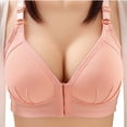 thumbnail image 1 of Timegard Bras for Women No Underwire Front Closure Full Support Adjustable Strap Comfort Daily Bras, 1 of 3