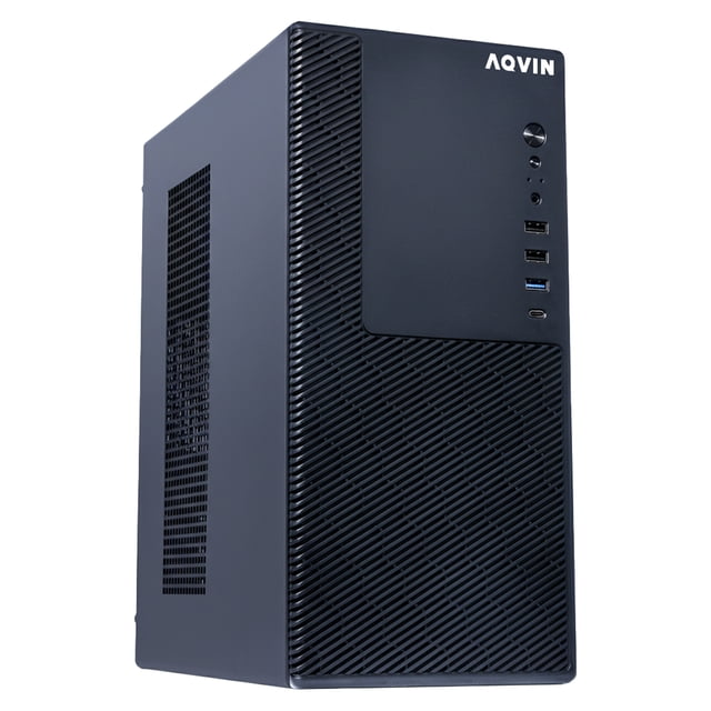 AQVIN Mini Tower Business Desktop PC Windows 11 Pro - Intel core i7 Processor Up to 4.70GHz/ 32GB RAM/ 512GB NVMe SSD/ WiFi Bluetooth/ keyboard Mouse - MTX60