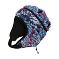 thumbnail image 2 of kurtrusly EVA Goalkeeper Rugby Soccer Football Helmet Rugby Hockey Protective Helmet Kids Hat Head Protector Guard Colorful Blue, 2 of 9