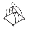 thumbnail image 1 of GROWTH TANK Stainless Steel Toast Rack Compact Countertop Household Serving 3 Slice Slot black, 1 of 7