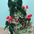 thumbnail image 3 of Christmas Velvet Ribbon For Tree Ornaments Wedding Invitations Thin Fabric Decorative Holiday Wrapping Party Decorations, 3 of 5
