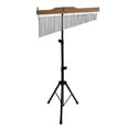 thumbnail image 4 of Yinanstore 36 Bar Chimes Musical Instrument Practice Performance with Mounting Stand Percussion Instrument for Gifts Friends New Year Argent Black, 4 of 8