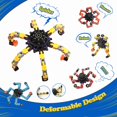 thumbnail image 3 of Chaîne Transformable Anti-Stress Fidget Spinner Déformable Toupie Bricolage Décompression Jouets de Bout des Doigts pour Enfants Adultes, 3 of 7