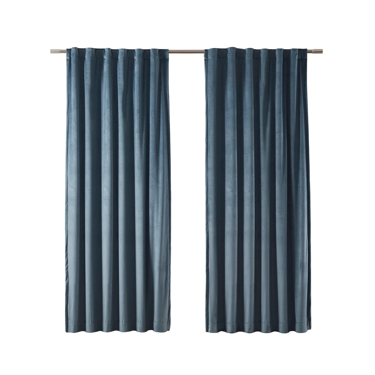 Better Homes & Gardens Panneau de Rideau Occultant en Velours avec passe-Tringle, 132 x 213 cm