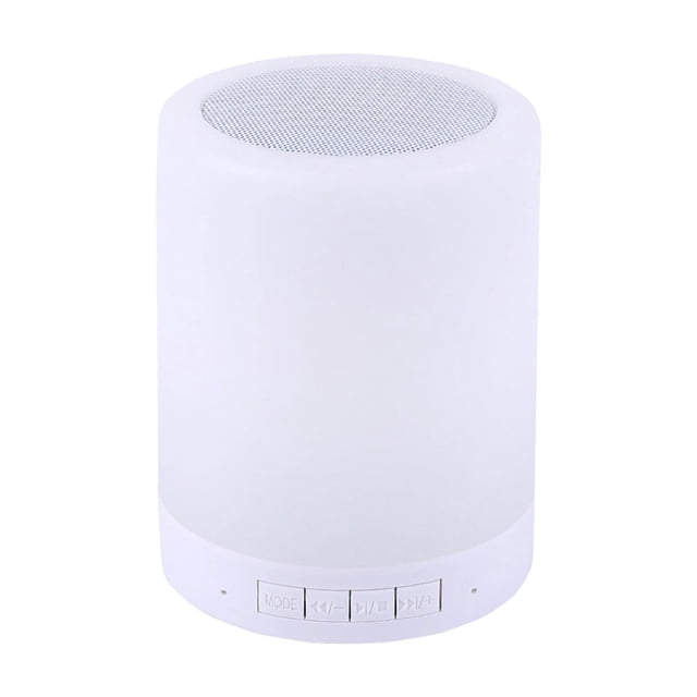 Bdday Multifunctional Night Light Bluetooth Speaker Touchs Color Changing Colorful Pat Light Wireless Speaker Heavy And Shocking Plug-in Card Portable Speaker